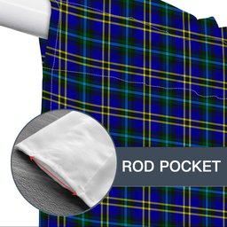 ScotsTee Shop Scottish Weir Modern SC Tartan Tie Up Valance Curtain