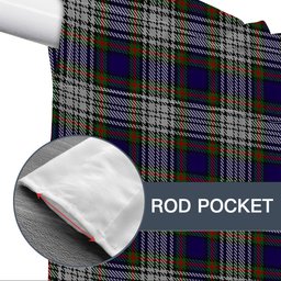 ScotsTee Shop Scottish Highfield Dress Tartan Tie Up Valance Curtain
