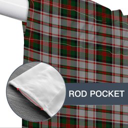 ScotsTee Shop Scottish MacDuff Dress 3 Tartan Tie Up Valance Curtain