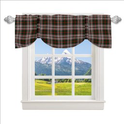 ScotsTee Shop Scottish MacDuff Dress 3 Tartan Tie Up Valance Curtain
