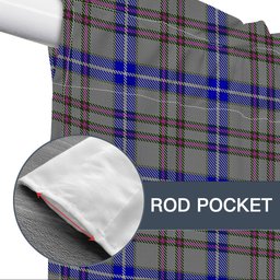 ScotsTee Shop Scottish Yes Scotland Tartan Tie Up Valance Curtain