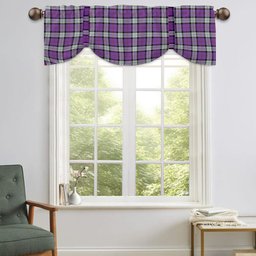 ScotsTee Shop Scottish Sinclair Dress (Dance) Ancient Clan Tartan Tie Up Valance Curtain