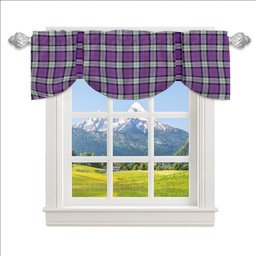ScotsTee Shop Scottish Sinclair Dress (Dance) Ancient Clan Tartan Tie Up Valance Curtain