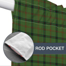 ScotsTee Shop Scottish Strachan Hunting Tartan Tie Up Valance Curtain