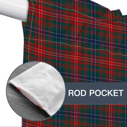 ScotsTee Shop Scottish Wilson Modern Tartan Tartan Tie Up Valance Curtain