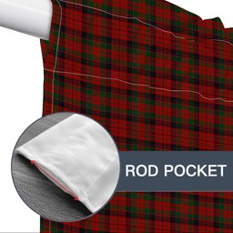 ScotsTee Shop Scottish MacNicol of Scorrybreac Tartan Tie Up Valance Curtain