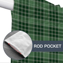 ScotsTee Shop Scottish MacDonald Lord of the Isles Hunting SC Tartan Tie Up Valance Curtain