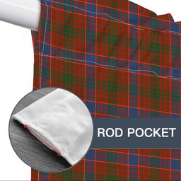 ScotsTee Shop Scottish Lumsden Waistcoat Ancient Tartan Tie Up Valance Curtain