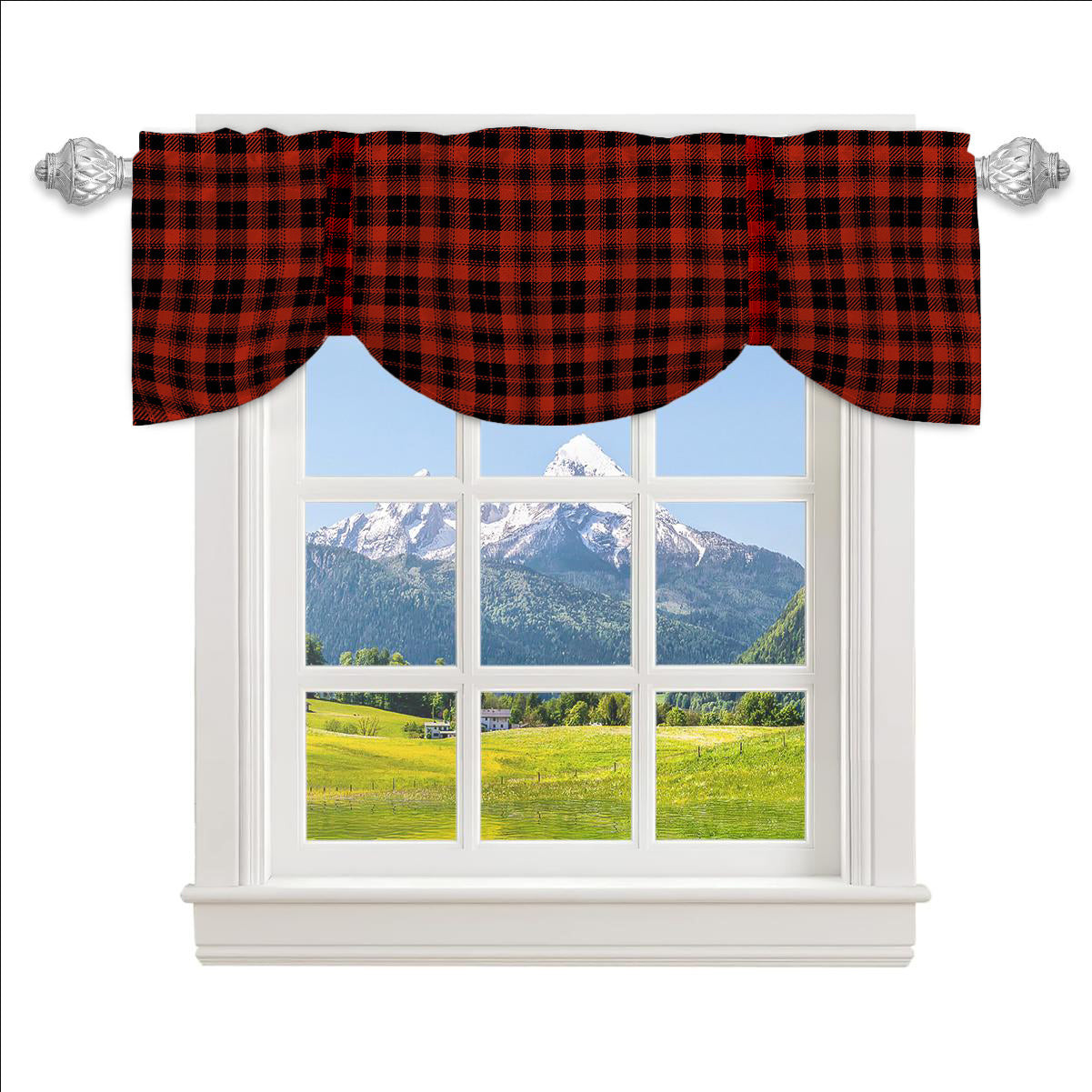 ScotsTee Shop Scottish Murray of Ochtertyre Ancient Tartan Tie Up Valance Curtain