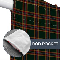 ScotsTee Shop Scottish Moran Family Ubique Tartan Tie Up Valance Curtain