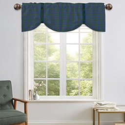 ScotsTee Shop Scottish Norris (Norreys) Modern Tartan Tie Up Valance Curtain
