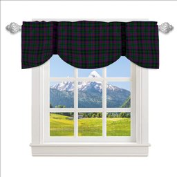 ScotsTee Shop Scottish McLachlan Hunting Tartan Tie Up Valance Curtain