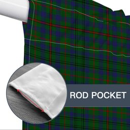 ScotsTee Shop Scottish Moncreiffe of Atholl Tartan Tie Up Valance Curtain