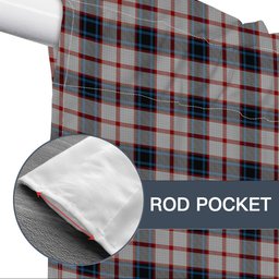 ScotsTee Shop Scottish Merrilees Dress Dance Tartan Tie Up Valance Curtain