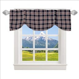 ScotsTee Shop Scottish Merrilees Dress Dance Tartan Tie Up Valance Curtain