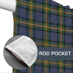 ScotsTee Shop Scottish MacSporran Ancient Tartan Tie Up Valance Curtain