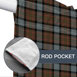 ScotsTee Shop Scottish McLaren Weathered Tartan Tie Up Valance Curtain