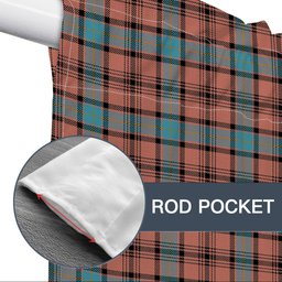 ScotsTee Shop Scottish Hannay Dress Ancient Tartan Tie Up Valance Curtain