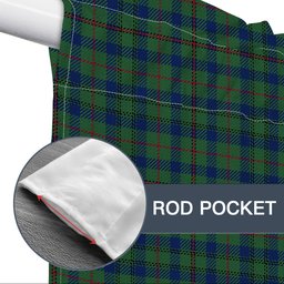 ScotsTee Shop Scottish Moncrieff of Atholl Modern Tartan Tie Up Valance Curtain