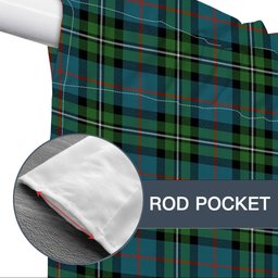 ScotsTee Shop Scottish MacPhail Hunting Ancient Tartan Tie Up Valance Curtain