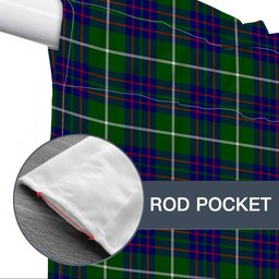 ScotsTee Shop Scottish McIntyre Hunting Modern Tartan Tie Up Valance Curtain