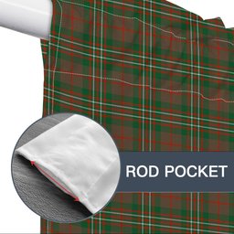ScotsTee Shop Scottish Scott Brown Hunting Ancient Tartan Tie Up Valance Curtain