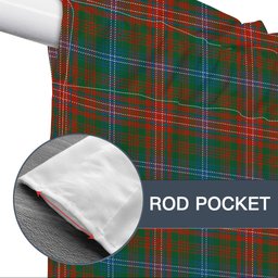 ScotsTee Shop Scottish Wilson Janet Ancient Clan Tartan Tie Up Valance Curtain