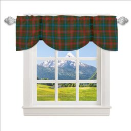ScotsTee Shop Scottish Wilson Janet Ancient Clan Tartan Tie Up Valance Curtain