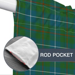 ScotsTee Shop Scottish Irvine of Bonshaw Tower Ancient Tartan Tie Up Valance Curtain