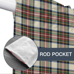 ScotsTee Shop Scottish Stewart Dress Modern SC Tartan Tie Up Valance Curtain