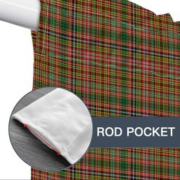 ScotsTee Shop Scottish Ogilvie (Ogilvy) of Strathallan Ancient Tartan Tie Up Valance Curtain