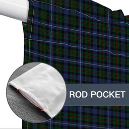 ScotsTee Shop Scottish Robertson Hunting 2 Tartan Tie Up Valance Curtain
