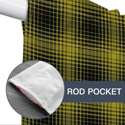 ScotsTee Shop Scottish Yamaguchi Tsutomu Tartan Tie Up Valance Curtain