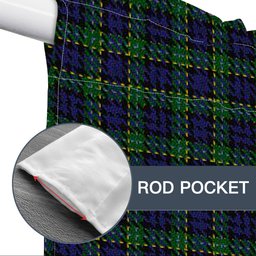 ScotsTee Shop Scottish Hogarth of Firhill Tartan Tie Up Valance Curtain