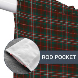 ScotsTee Shop Scottish Scott Brown Hunting Modern Tartan Tie Up Valance Curtain