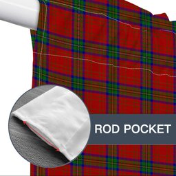 ScotsTee Shop Scottish Wood Dress Tartan Tie Up Valance Curtain