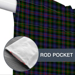 ScotsTee Shop Scottish Murray of Atholl Modern Tartan Tie Up Valance Curtain