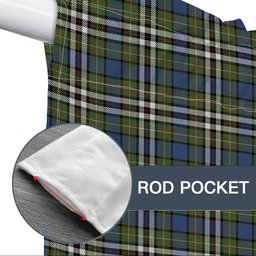 ScotsTee Shop Scottish MacDonell of Glengarry Dress Ancient Tartan Tie Up Valance Curtain