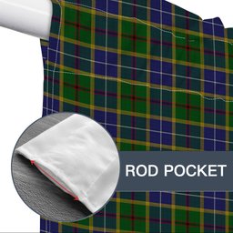 ScotsTee Shop Scottish Turnbull of Thornton Tartan Tie Up Valance Curtain