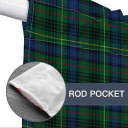 ScotsTee Shop Scottish Stewart Hunting Modern SC Tartan Tie Up Valance Curtain