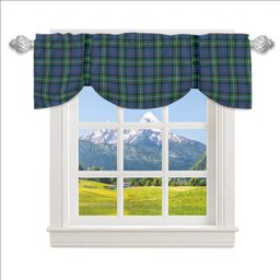 ScotsTee Shop Scottish MacPhail Hunting Ancient SC Tartan Tie Up Valance Curtain