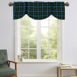 ScotsTee Shop Scottish McNeil of Barra Tartan Tie Up Valance Curtain