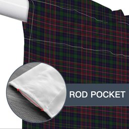 ScotsTee Shop Scottish Jrgensen of Taasingee Tartan Tie Up Valance Curtain