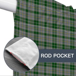 ScotsTee Shop Scottish MacGiboney Dress Tartan Tie Up Valance Curtain