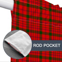 ScotsTee Shop Scottish MacDonnell of Keppoch Modern SC Tartan Tie Up Valance Curtain
