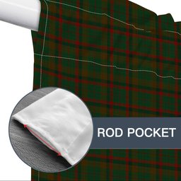ScotsTee Shop Scottish Macnaghten Hunting Tartan Tie Up Valance Curtain