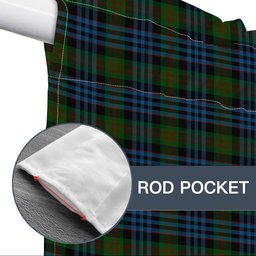 ScotsTee Shop Scottish Newlands of Lauriston Tartan Tie Up Valance Curtain