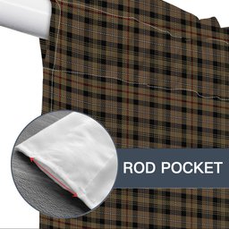 ScotsTee Shop Scottish McKenzie Hunting Tartan Tie Up Valance Curtain
