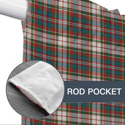 ScotsTee Shop Scottish McFarland Dress Ancient Tartan Tie Up Valance Curtain