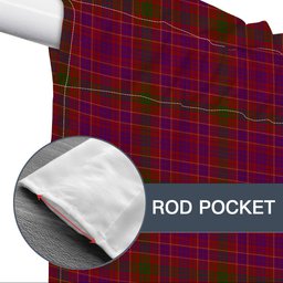 ScotsTee Shop Scottish Lumsden of Clova Tartan Tie Up Valance Curtain
